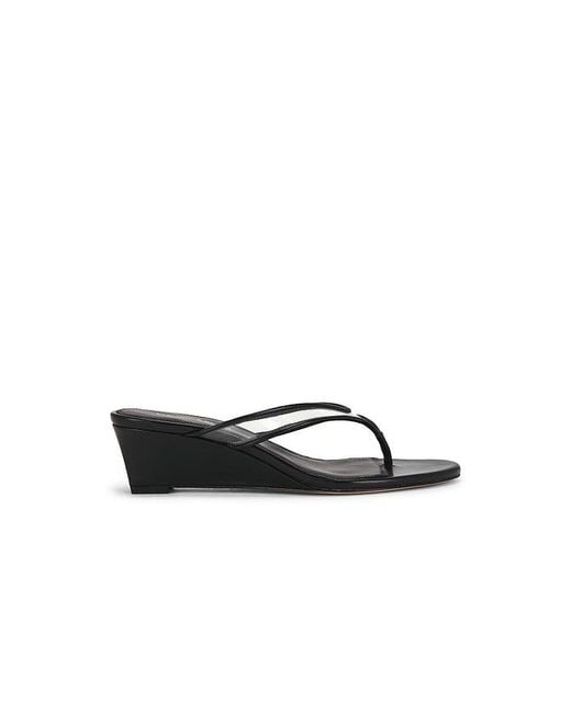 Veronica Beard Black Clea Wedge Sandal