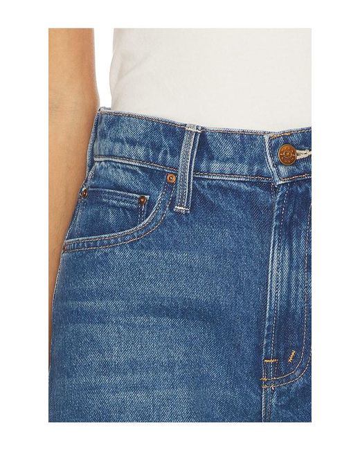 Mother Blue The Mixer Heel Jeans
