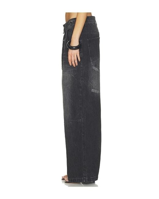 Jaded London Black Fireman Clip Colossus Jeans
