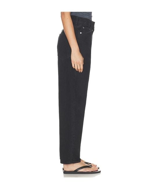 Agolde Black 80S High Rise Vintage Taper Jean