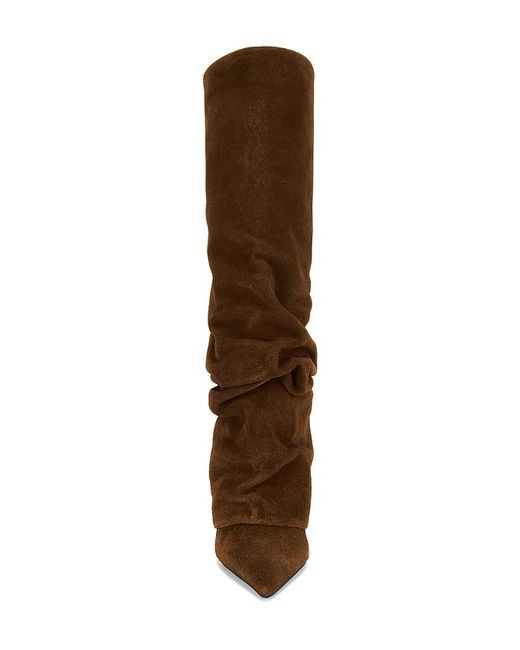 SCHUTZ SHOES Brown Mikki Up Cloak Boot