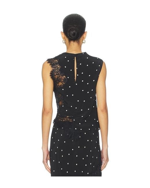 A.L.C. Black Gracie Top