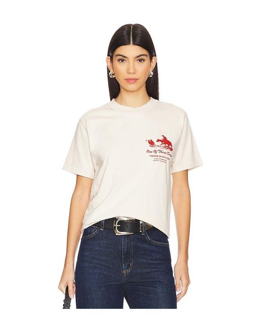 One Of These Days White X Fwrd Queen City Tee