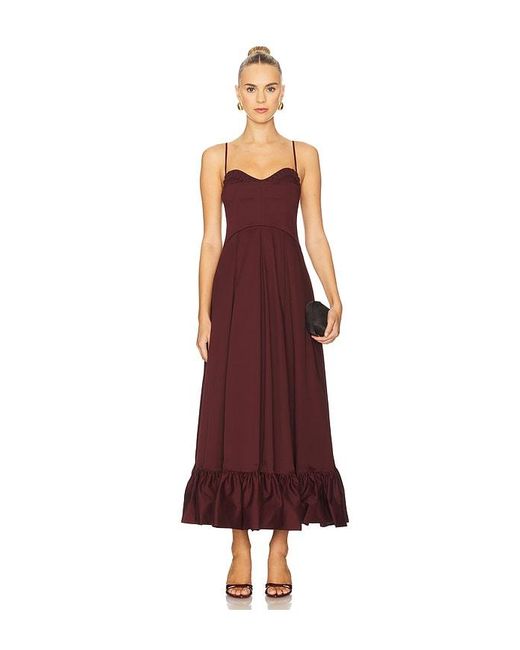 Clea Red Vandalia Dress