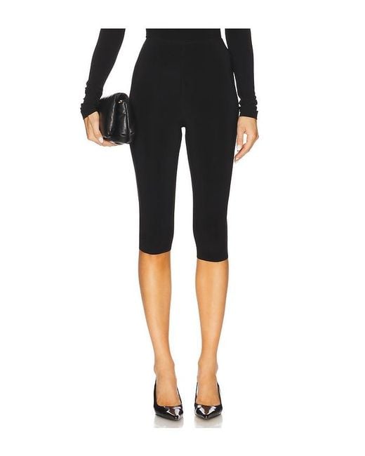 Norma Kamali Black Capri Legging