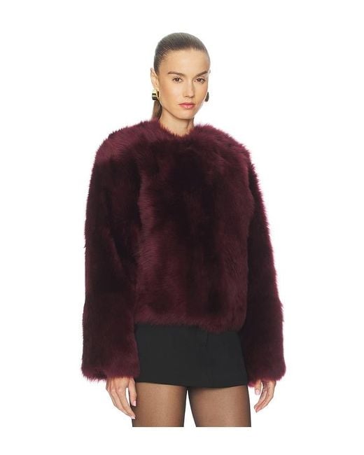 Jonathan Simkhai Purple Natasha Short Jacket
