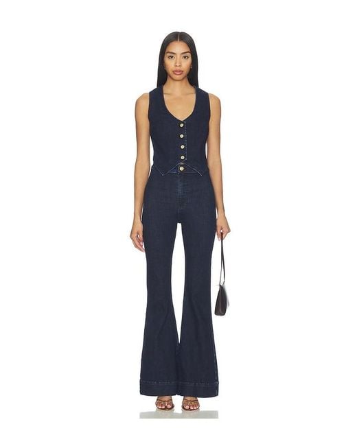 Show Me Your Mumu Blue Portland Jumpsuit