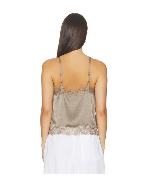 Citizens of Humanity Natural Lace Trimmed Cami Top