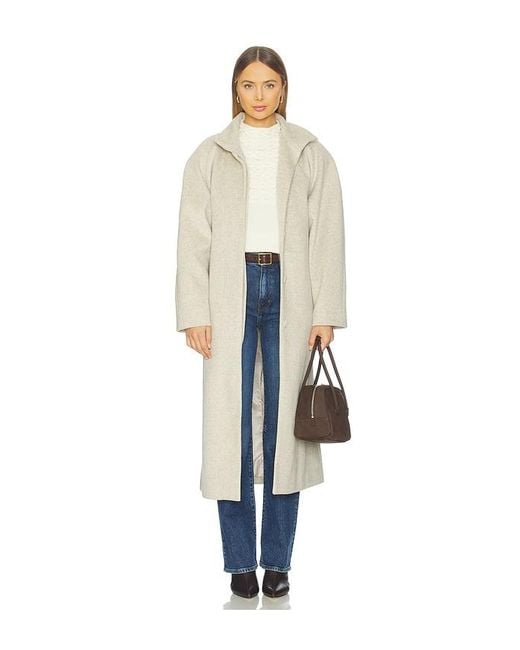 Lamarque White Sunniva Coat