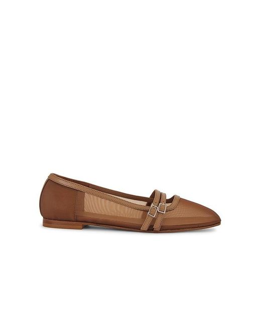 Zapato plano felice Gia Borghini de color Brown
