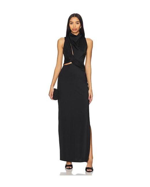 Baobab Black Maxikleid Mit Ausschnitten Mariah