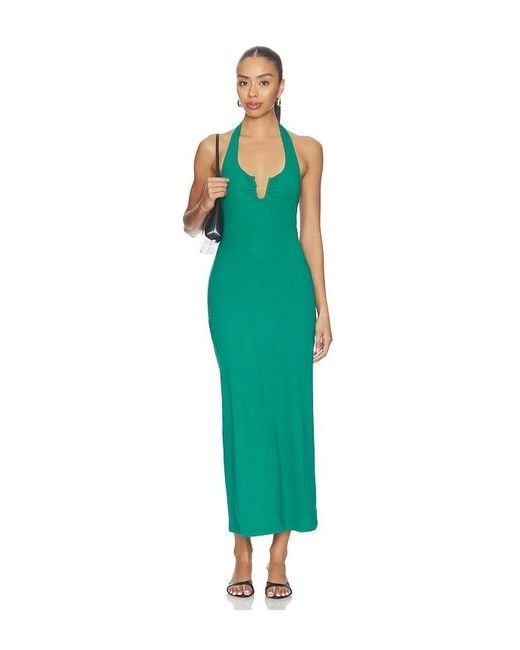 LSPACE Green La Femme Dress
