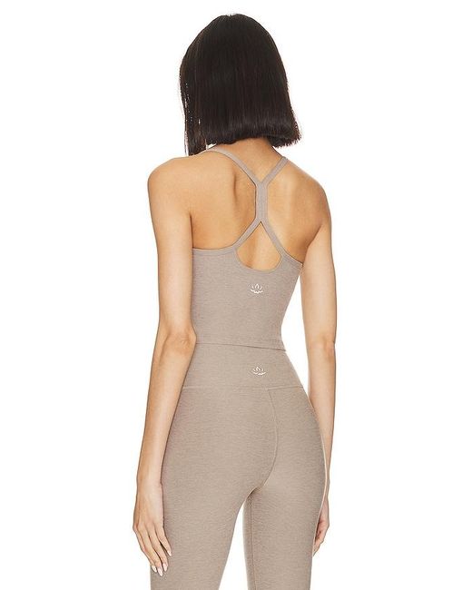 Beyond Yoga Natural Spacedye Slim Racerback Cropped Tank