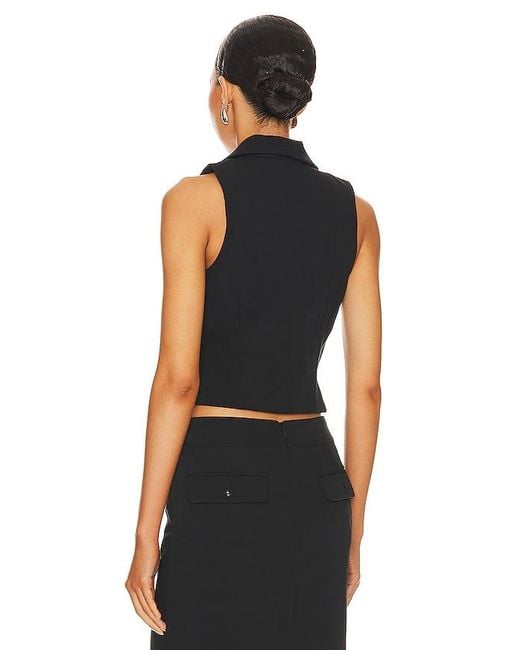 Lovers + Friends Black Brodie Vest