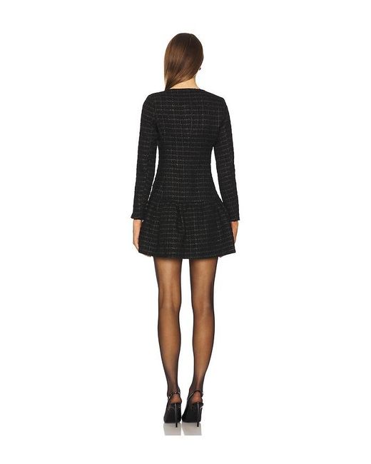 Amanda Uprichard Black Fallon Dress