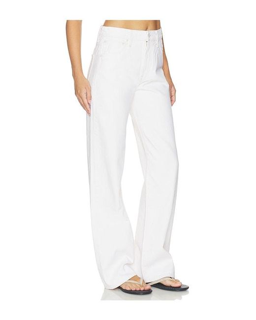 Mother White The Dodger Skimp Jeans
