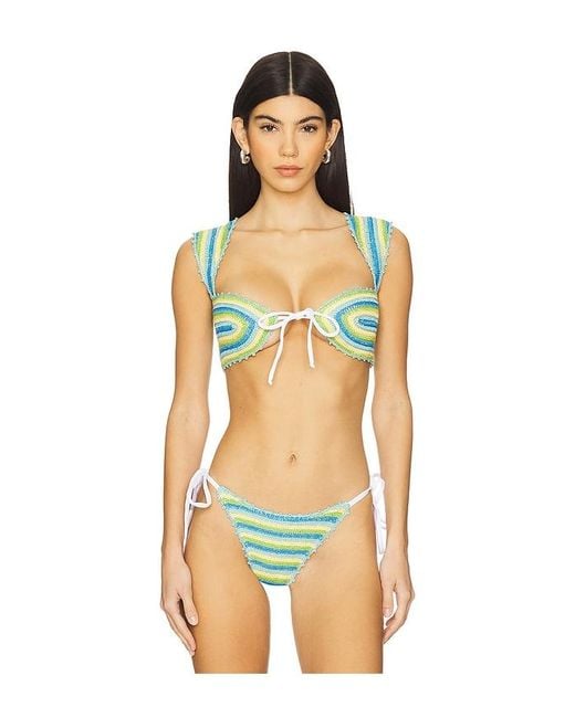 CAPITTANA Multicolor Lucy Bikini Top