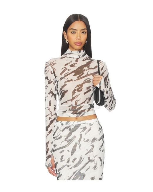 BY.DYLN White Ellio Top