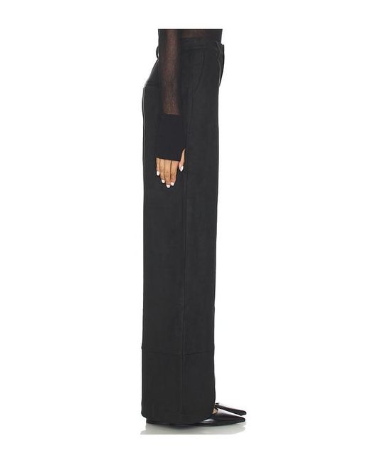 Bardot Black Marlowe Faux Suede Pant