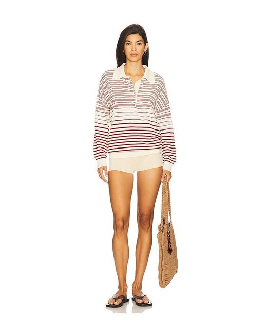 Faithfull The Brand Multicolor Harlow Oversized Polo