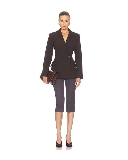 Jonathan Simkhai Black Surabhi Hourglass Blazer