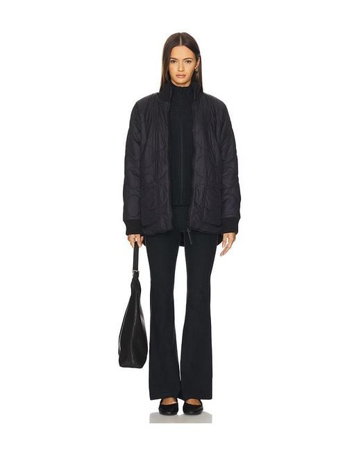 Beyond Yoga Black Reversible Quilted Jacket