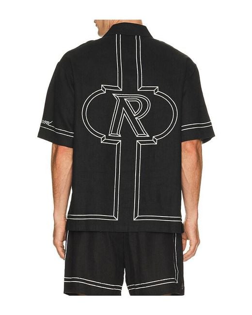 Represent Black Border Shirt for men
