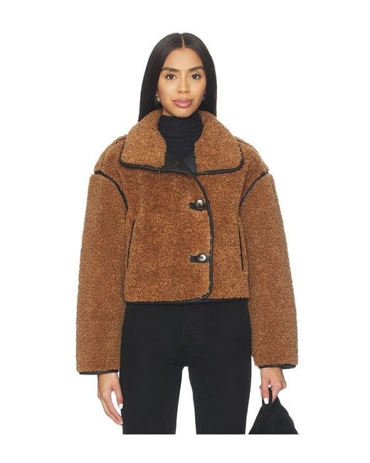 Blank NYC Brown Teddy Coat