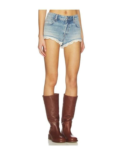 Free People Blue X We The Free Cali Lace Short