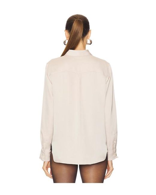 Spanx White Silky Smooth Button Down
