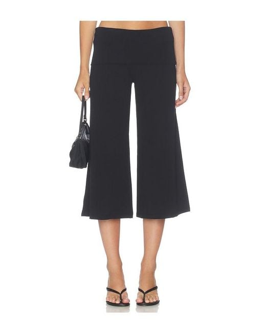 Oddli Black Cropped Gaucho