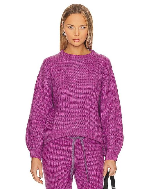 Monrow Purple Wool Sweater
