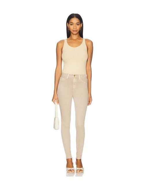L'Agence Natural Marguerite High Rise Skinny Jeans