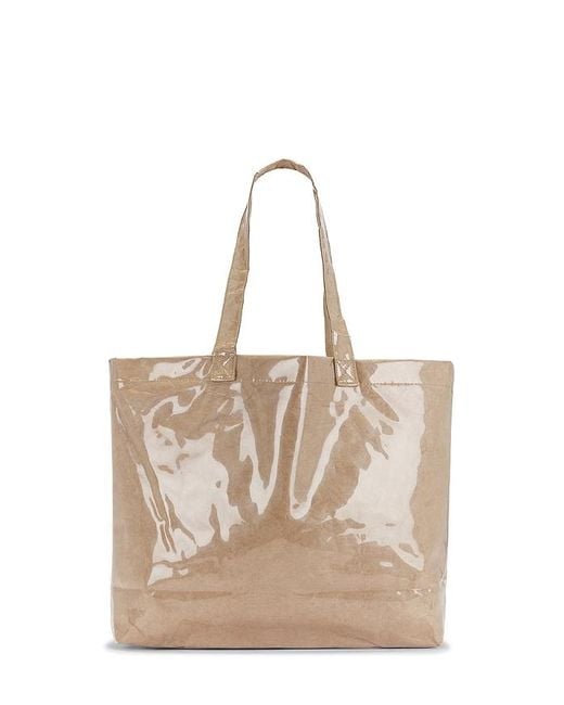 Museum of Peace & Quiet Wordmark Pvc Kraft Tote Bag トート Natural