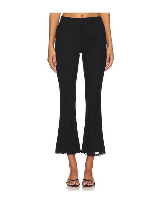 MAJORELLE Black Trey Mesh Pant