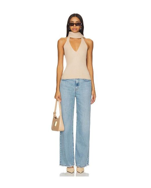 Lovers + Friends Blue Aurel Top
