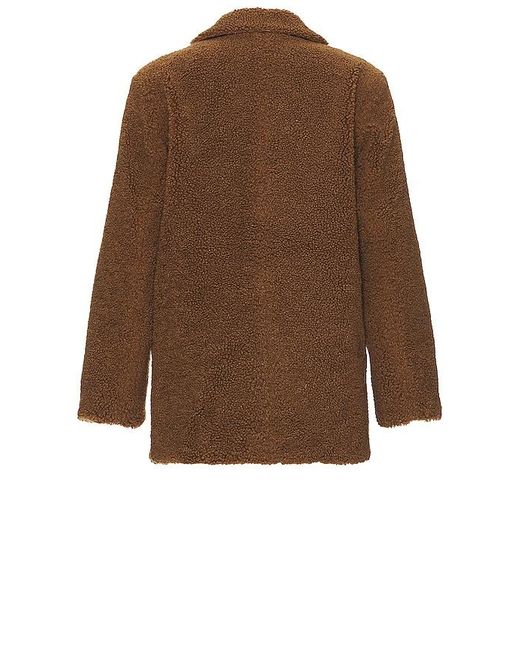 AllSaints Brown Albian Coat for men