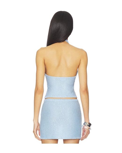 Lovers + Friends Blue Dahlia Top