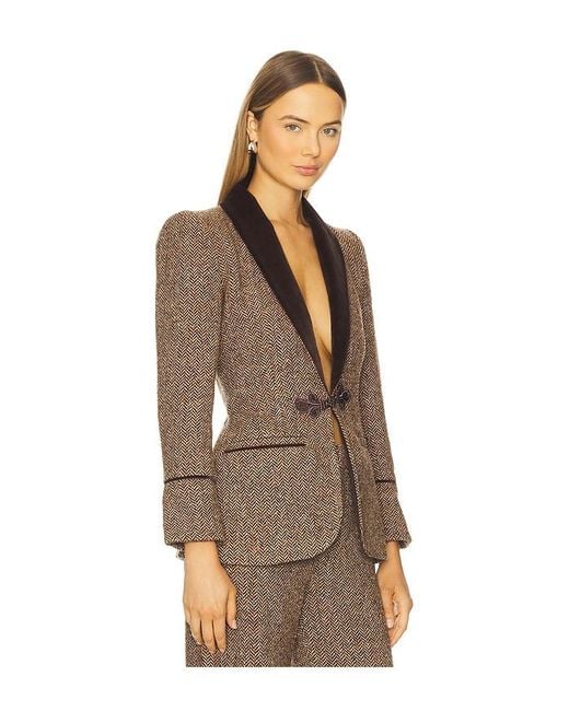 L'Agence Brown Gable Blazer