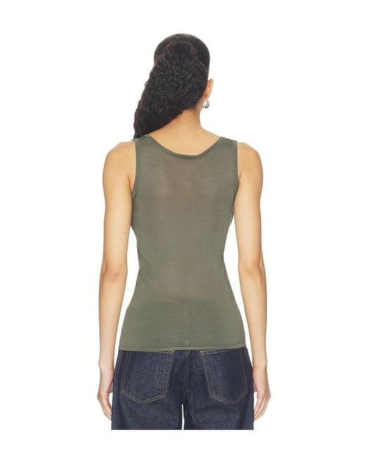 MOTHER OF ALL Blue Elena Tank Top