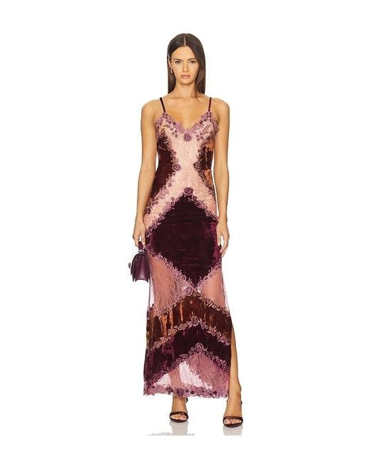 La Fuori White Julia Lace Slip Dress