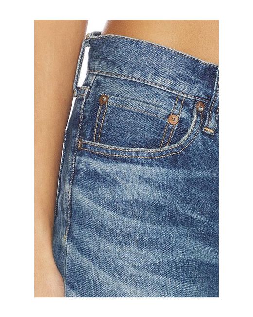 Moussy Blue Needham Straight Low Jeans