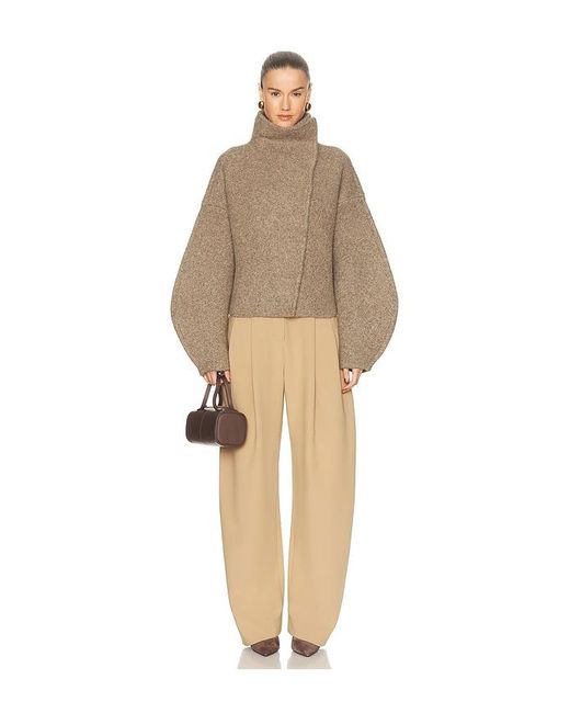 Camila Coelho Natural Wynter Boiled Knit Jacket