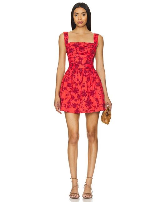 Vestido Meet Me En Maui En Color Rojo Talla (También En M, S, Xl, Xs) Free People de color Red