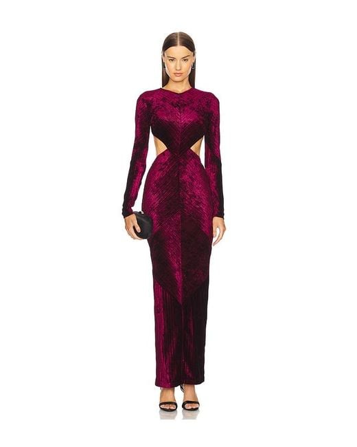 Michael Costello Red X Revolve Spencer Gown