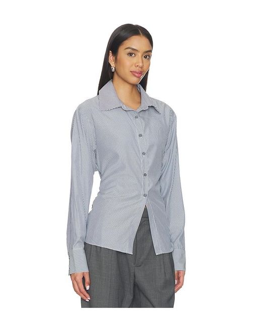 ALL THE WAYS Gray Clarise Open Back Top