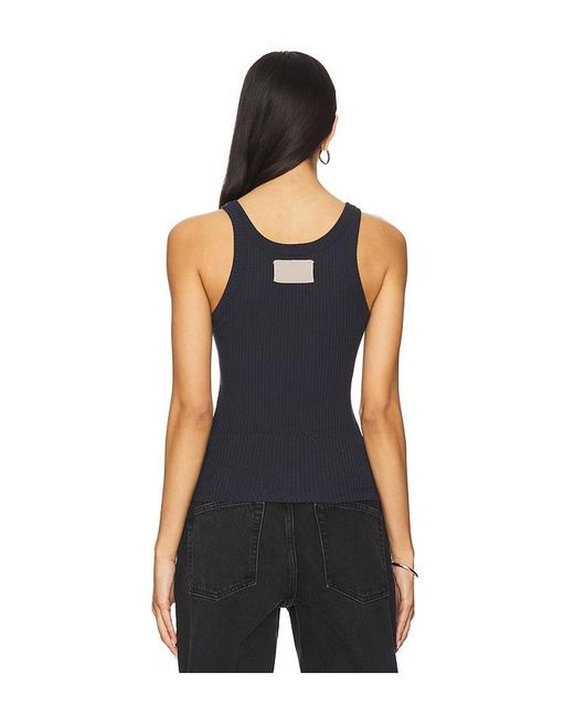 AYA MUSE Blue Number Tank Top