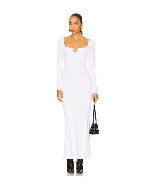 Bevza White Kate Long Dress