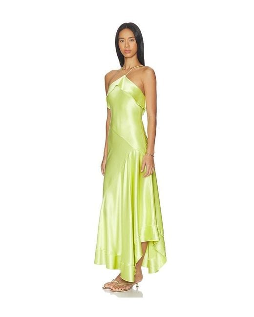 Acler Yellow Marara Maxi Dress