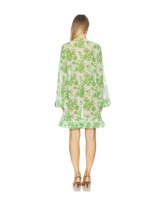 Caroline Constas Green Mini Charlize Coverup